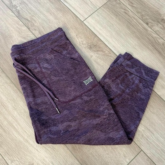 Pants - Tapout purple camouflage-print Size large